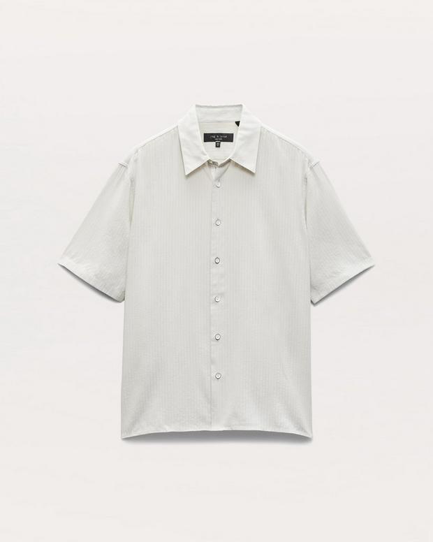 Rag & Bone Relaxed Fit Dalton Dobby Striped Shirt