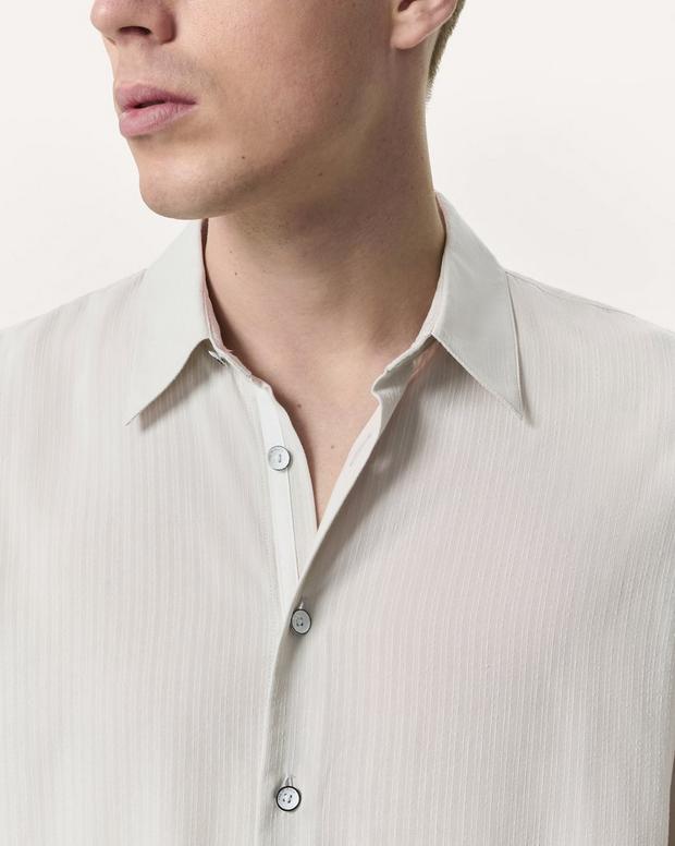 Rag & Bone Relaxed Fit Dalton Dobby Striped Shirt