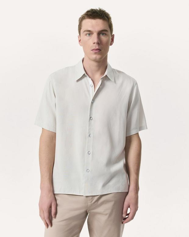 rag & bone Relaxed Fit Dalton Dobby Striped Shirt