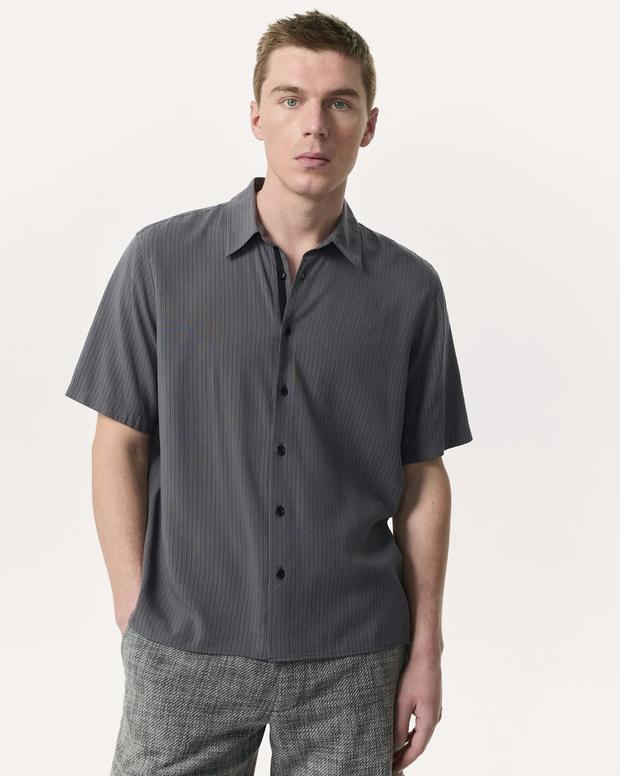 rag & bone Relaxed Fit Dalton Dobby Striped Shirt