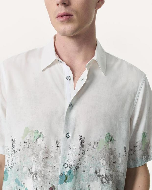 Rag & Bone Relaxed Fit Dalton Paint Splatter Shirt