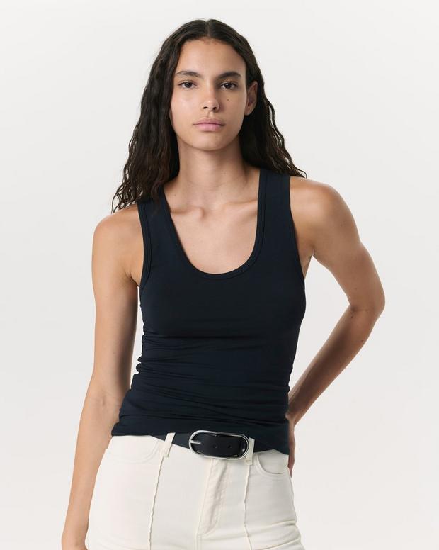 Rag & Bone Rounded Rebound Leather Belt