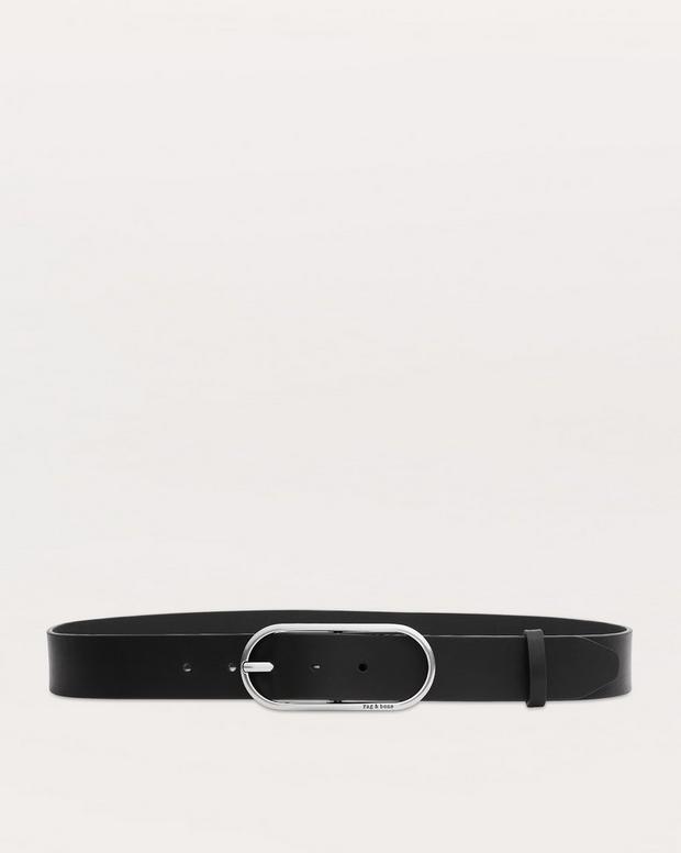 rag & bone Rounded Rebound Leather Belt