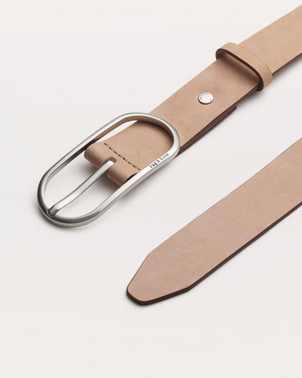Rag & Bone Rounded Rebound Suede Belt