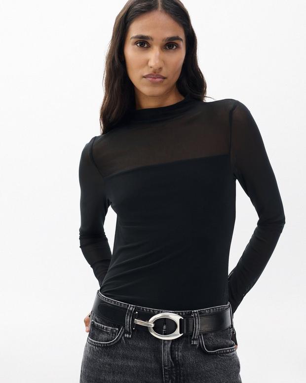 Rag & Bone Ryder Stretch Leather Belt