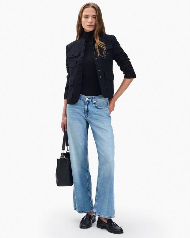 rag & bone Saige Ankle Relaxed Straight Jeans