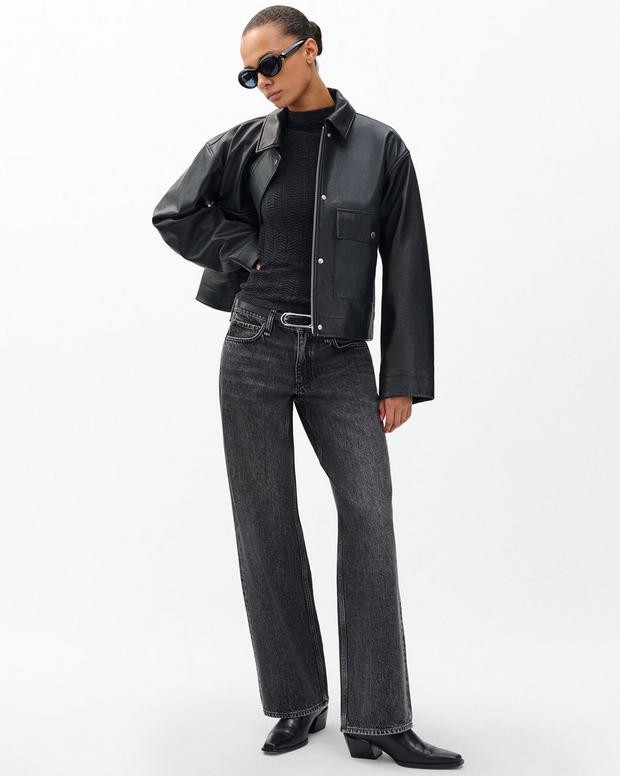 rag & bone Saige Relaxed Straight Jeans