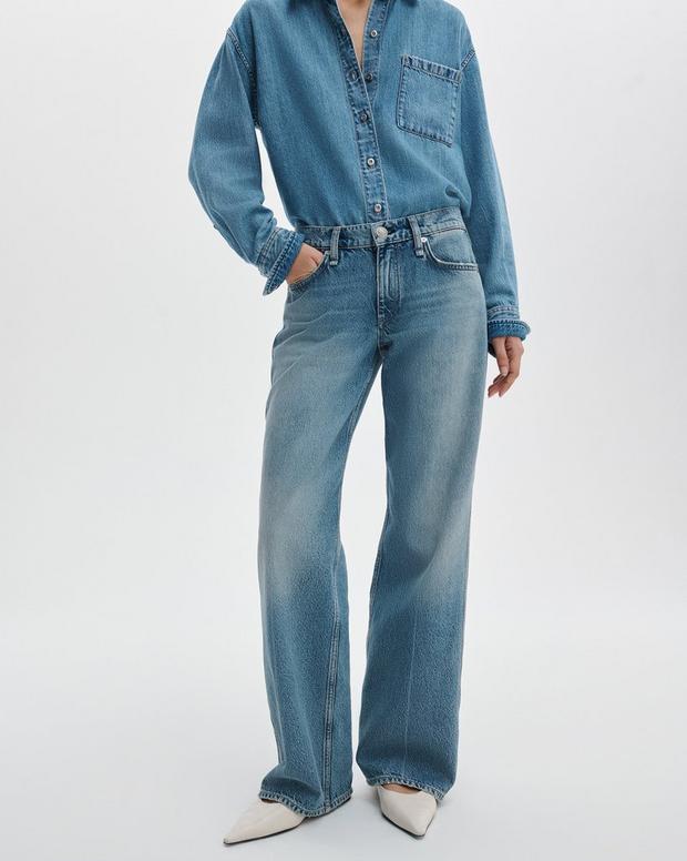 Rag & Bone Saige Relaxed Straight Jeans