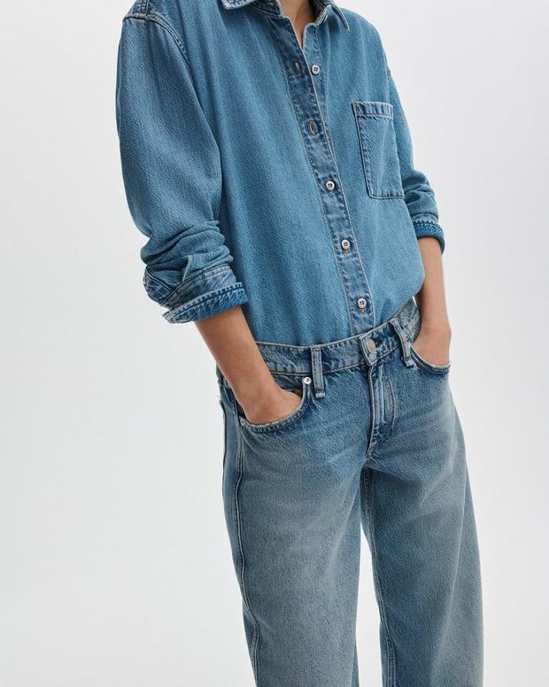 Rag & Bone Saige Relaxed Straight Jeans