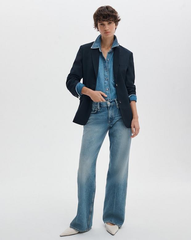 rag & bone Saige Relaxed Straight Jeans