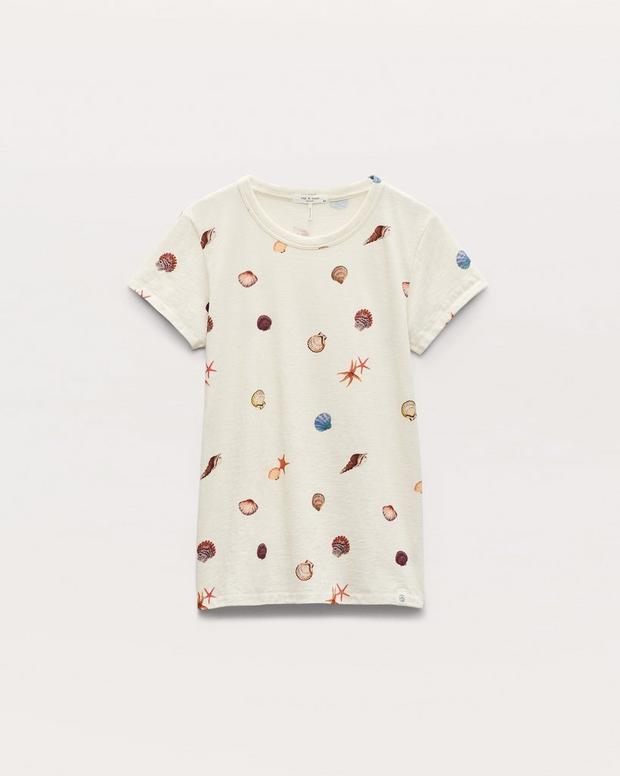 Rag & Bone Seashell Graphic Tee
