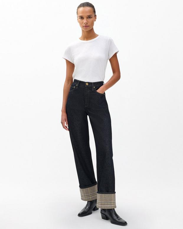 Rag & Bone Shea Ankle Relaxed Straight Jeans