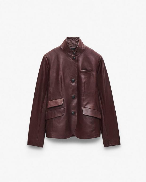 Rag & Bone Slade Leather Blazer