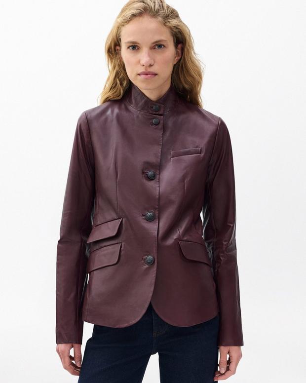 Rag & Bone Slade Leather Blazer
