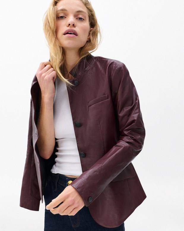 rag & bone Slade Leather Blazer
