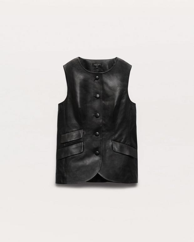Rag & Bone Slade Leather Vest