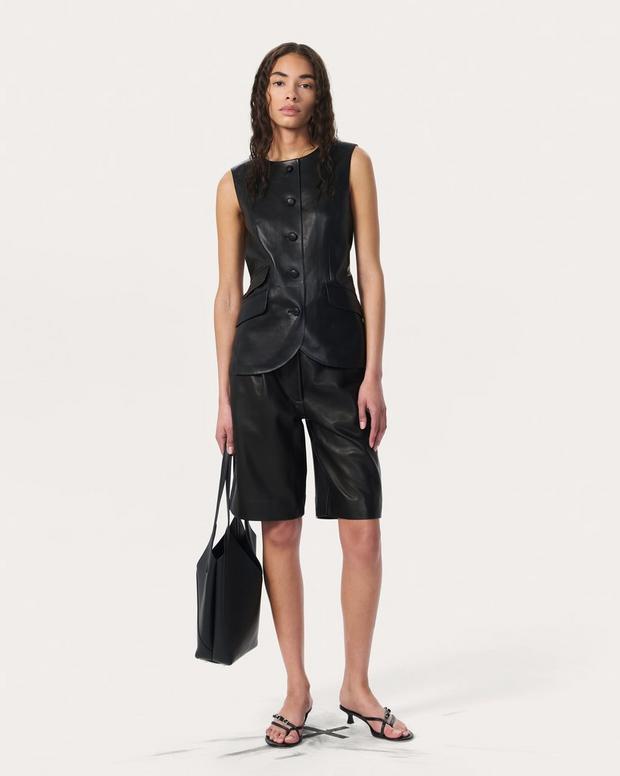 Rag & Bone Slade Leather Vest