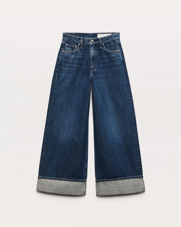 Rag & Bone Sofie Ankle Wide-Leg Jeans