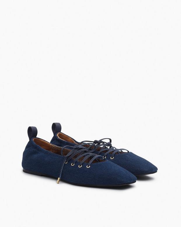 Rag & Bone Sophia Denim Ballet Flats