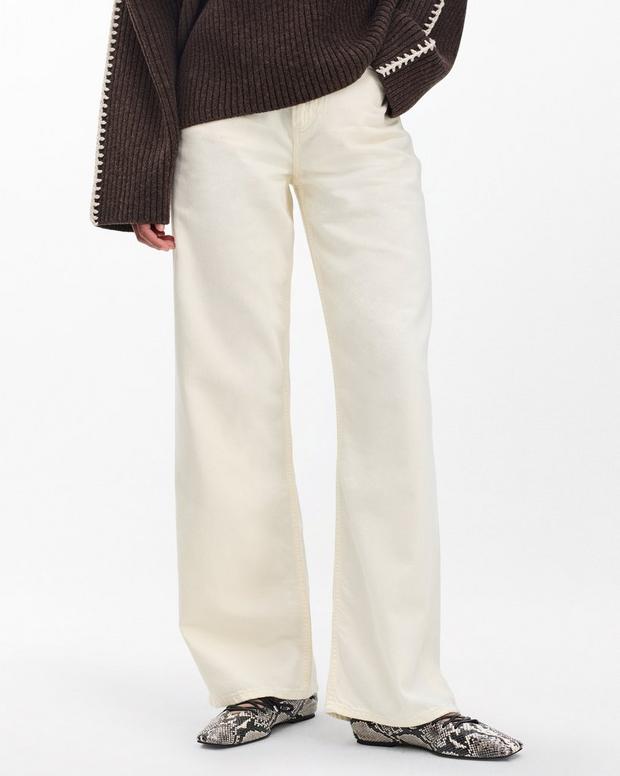 Rag & Bone Sophia Embossed Leather Ballet Flats