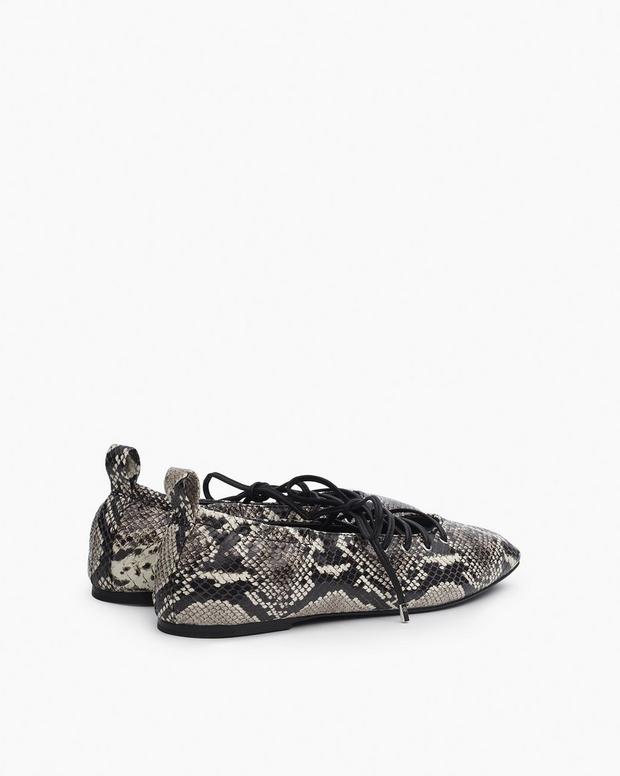 Rag & Bone Sophia Embossed Leather Ballet Flats
