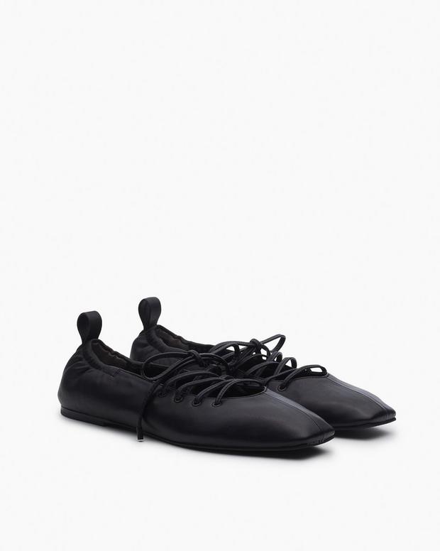 Rag & Bone Sophia Leather Ballet Flats