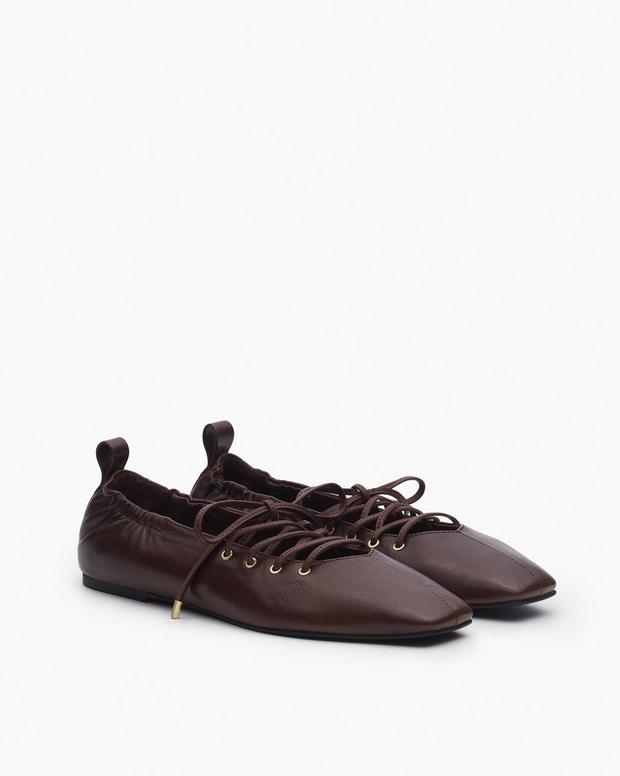 Rag & Bone Sophia Leather Ballet Flats