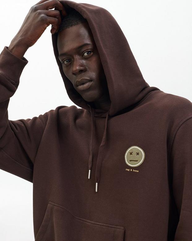 Rag & Bone Sour Face Embroidered Hoodie