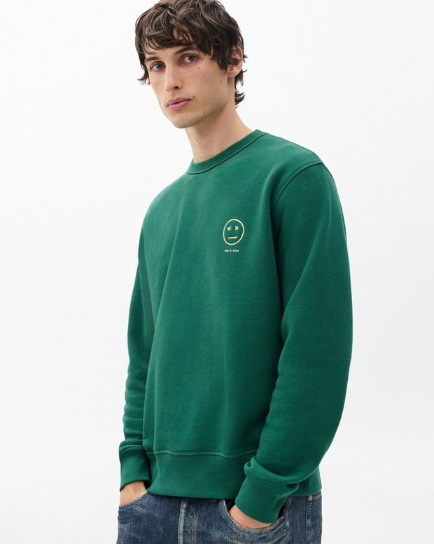 Rag & Bone Sour Face Embroidered Sweatshirt
