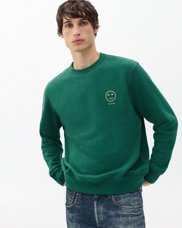 rag & bone Sour Face Embroidered Sweatshirt