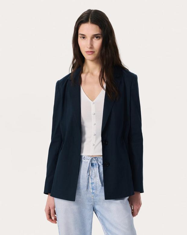 rag & bone Spencer Linen-Blend Blazer