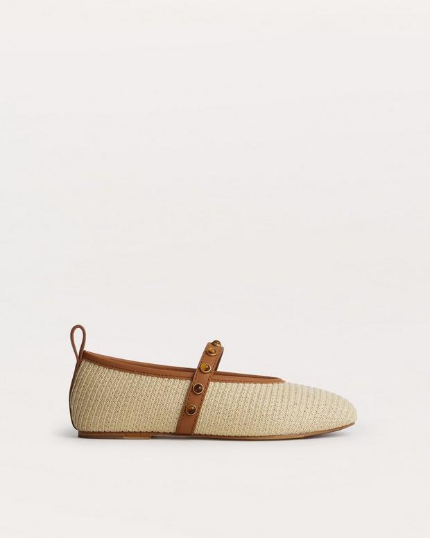 rag & bone Spire Straw Mary Janes
