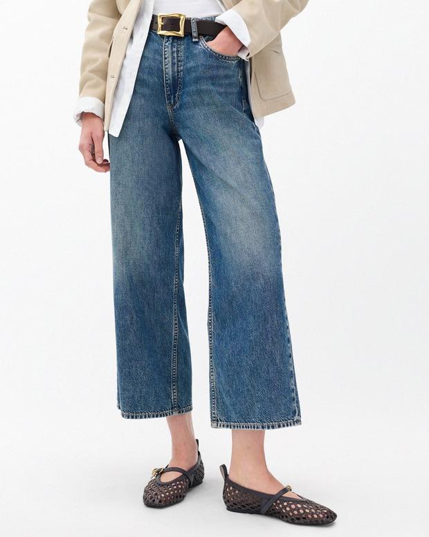 Rag & Bone Spire Woven Faux Leather Mary Janes