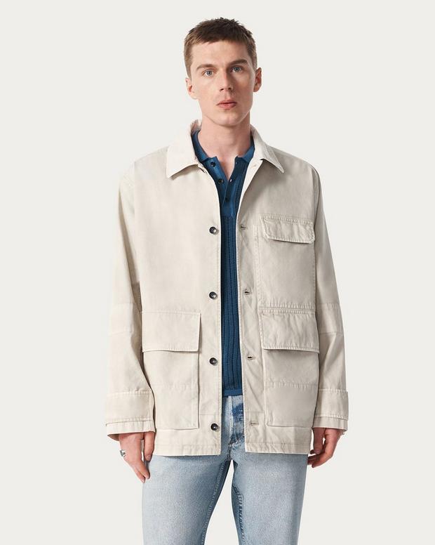 rag & bone Strike Washed Canvas Jacket
