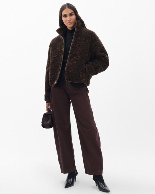 Rag & Bone Sun Leopard Sherpa Jacket