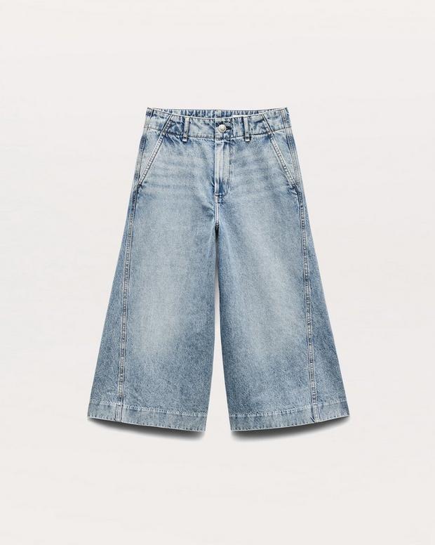 Rag & Bone Tailored Jamie Denim Culotte