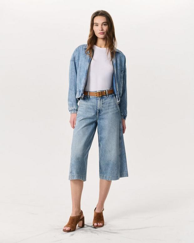 rag & bone Tailored Jamie Denim Culotte