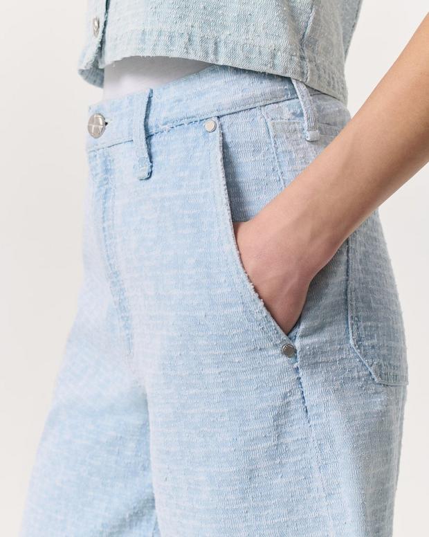 Rag & Bone Tailored McKenna Textured Denim Shorts