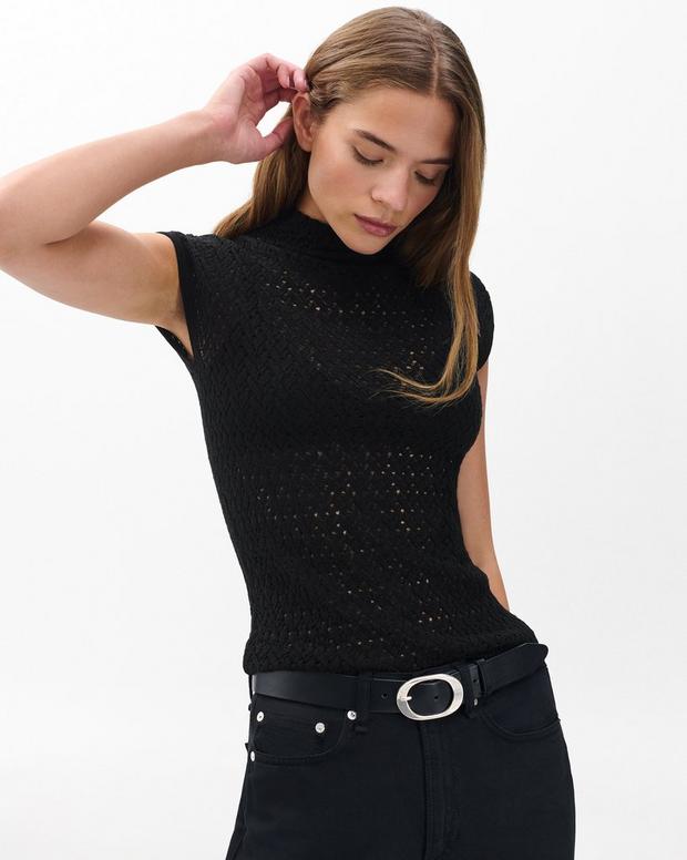 rag & bone Tana Merino Wool Knit Top