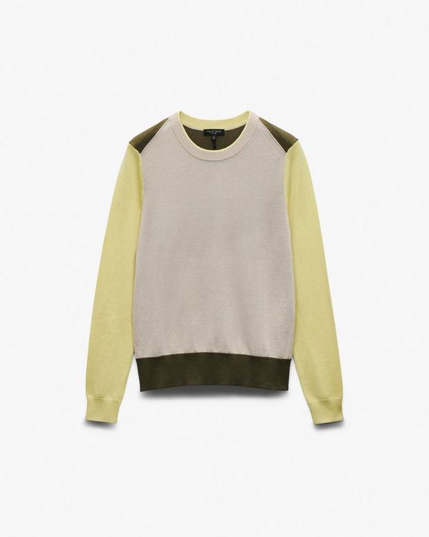 Rag & Bone Taron Colorblock Wool Sweater