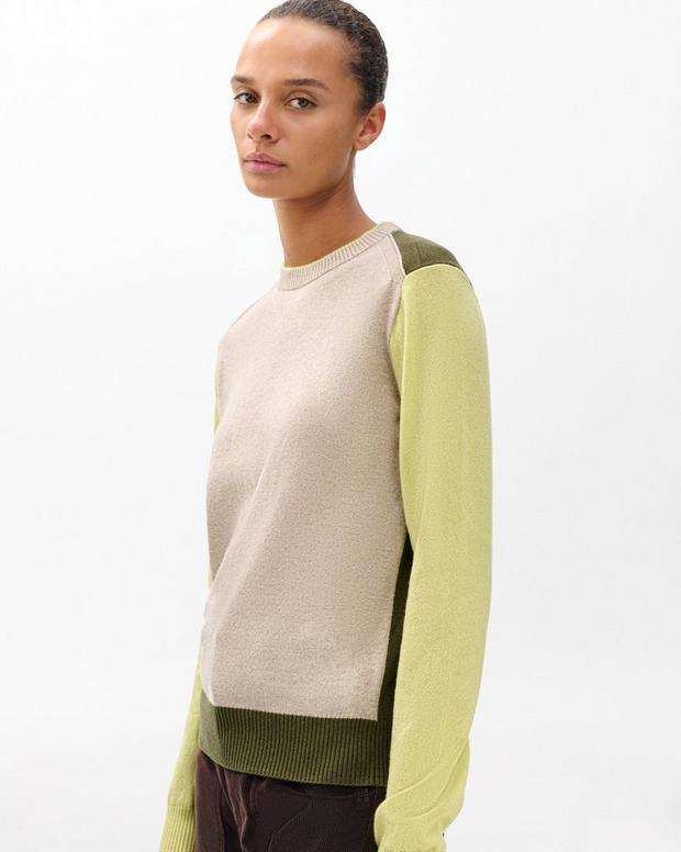 rag & bone Taron Colorblock Wool Sweater