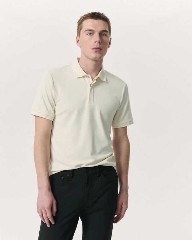 Rag & Bone Tech Stretch Piqué Polo