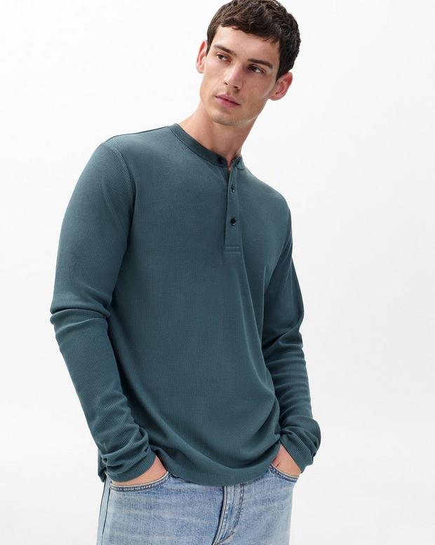 Rag & Bone Tech Waffle Henley