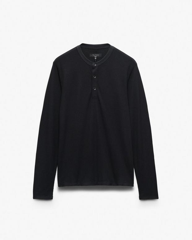 rag & bone Tech Waffle Henley
