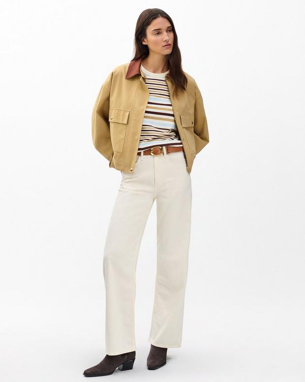 Rag & Bone The Slub Striped Tee