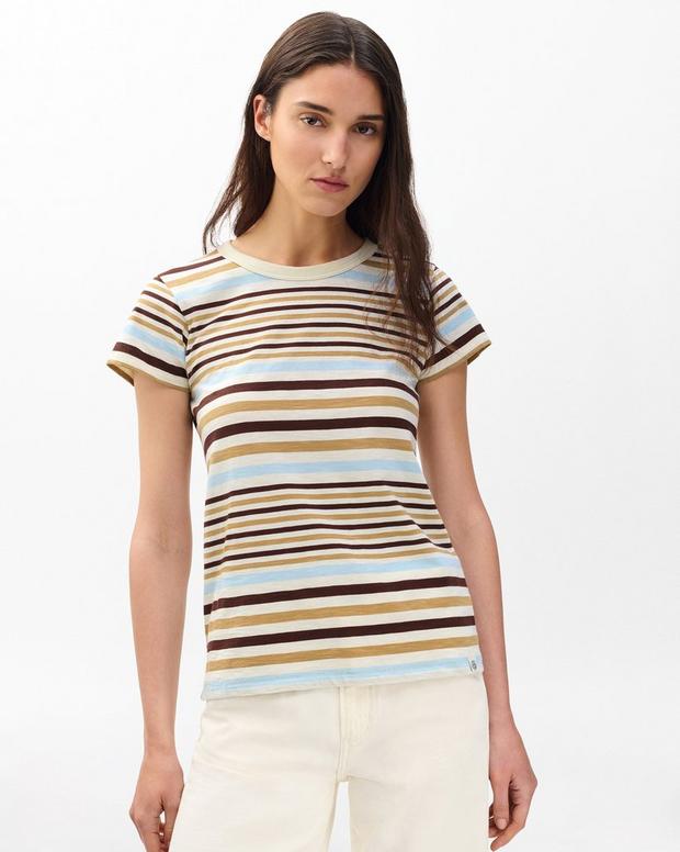 rag & bone The Slub Striped Tee