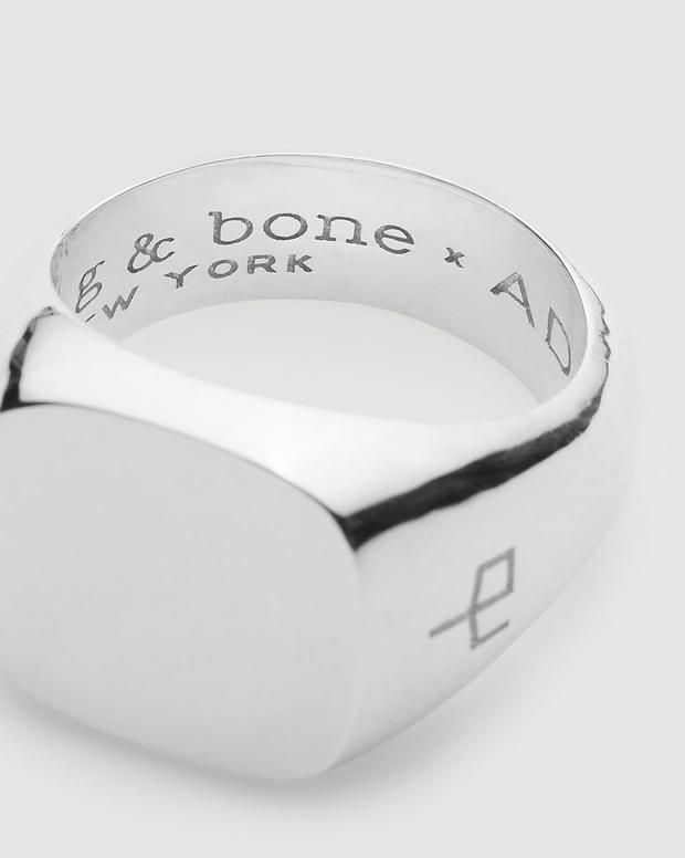 Rag & Bone The Square Signet Ring