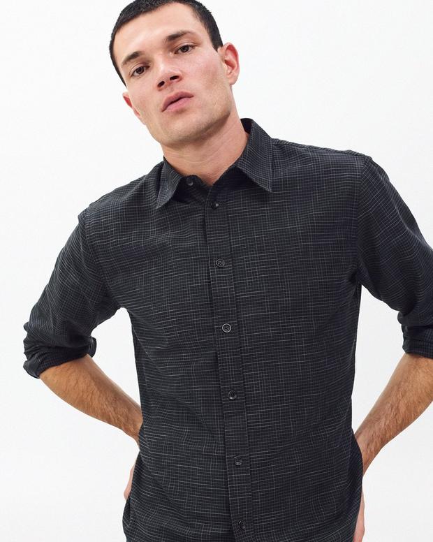 rag & bone Tomlin Crosshatch Shirt
