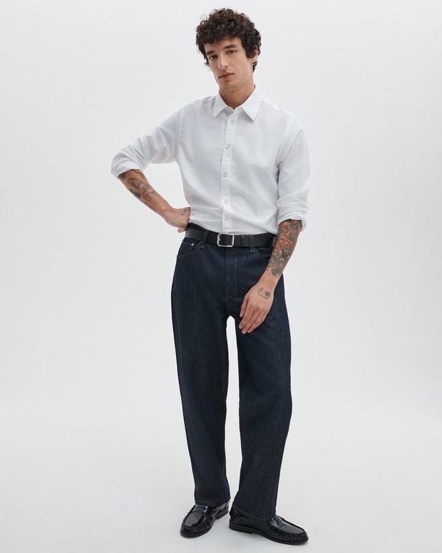 Rag & Bone Tomlin Stretch-Cotton Dobby Shirt