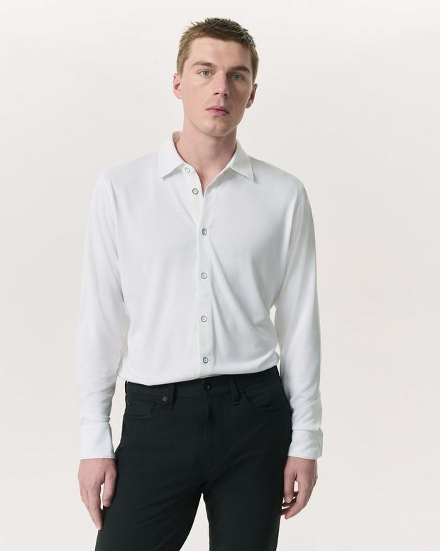 rag & bone Tomlin Tech Jersey Shirt